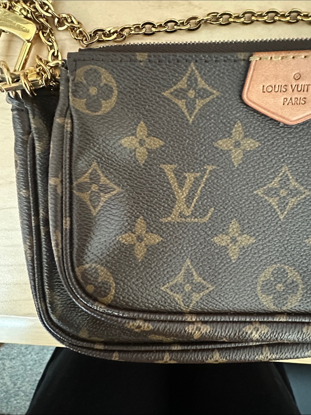 Authentic Louis Vuitton Multi Pochette Accessoires Khaki Full Set - Picture 10 of 17